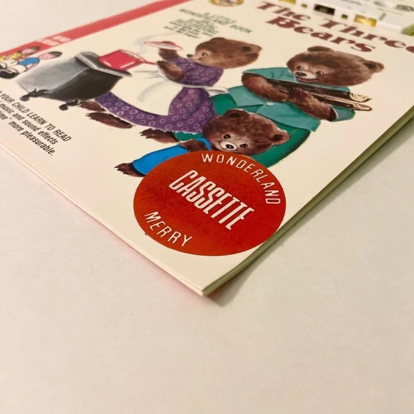 Vintage 1985 The Three Bears Read Along Book Cassette Tape - Picture 6 of 14